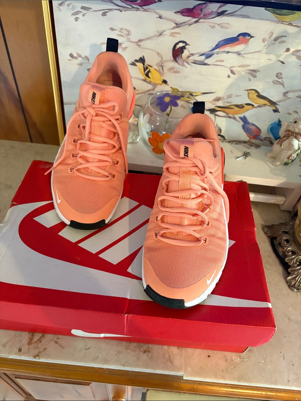 Nike Free Women’s Coral/Peach Athletic Sneakers